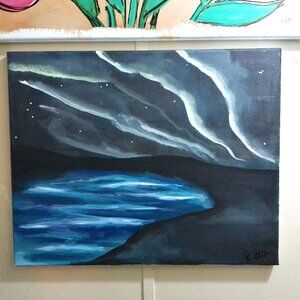 Original Painting By Rachael Potter Titled " Under The Night Sky"